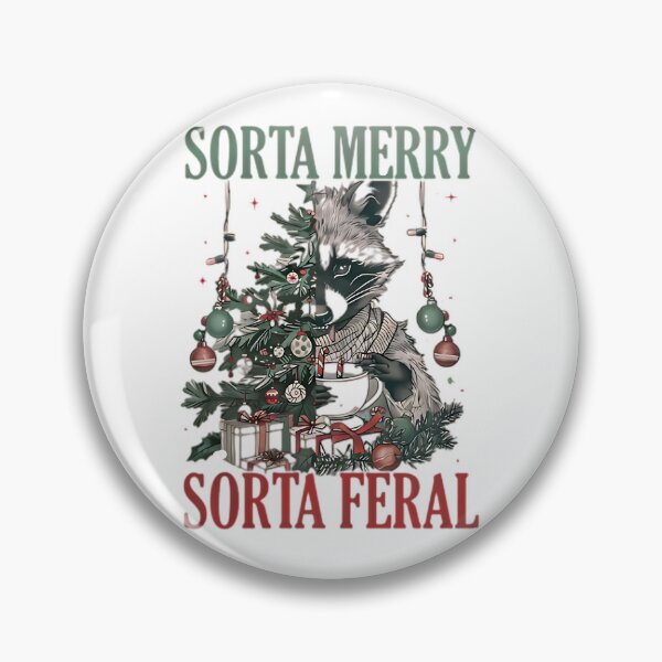 Item preview, Sorta santa sorta feral , Christmas Season , Christmas Feral girl , Christmas , Retro Christmas, Funny Christmas designed and sold by pugshowsfashion.