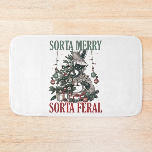 Item preview, Sorta santa sorta feral , Christmas Season , Christmas Feral girl , Christmas , Retro Christmas, Funny Christmas designed and sold by pugshowsfashion.