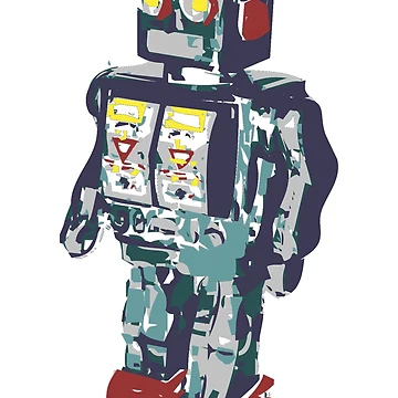 Artwork thumbnail, Retro Robot by Ravvick