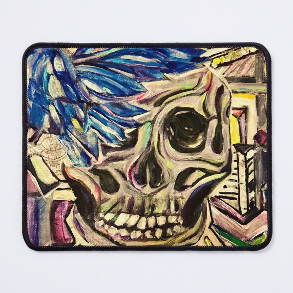 Item preview, Skull NYC BlueBird Skyline designed and sold by HealingCreate47.