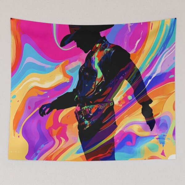 Item preview, Rodeo cowboy psychedelic Active Outdoors Inspired  designed and sold by CDC40.