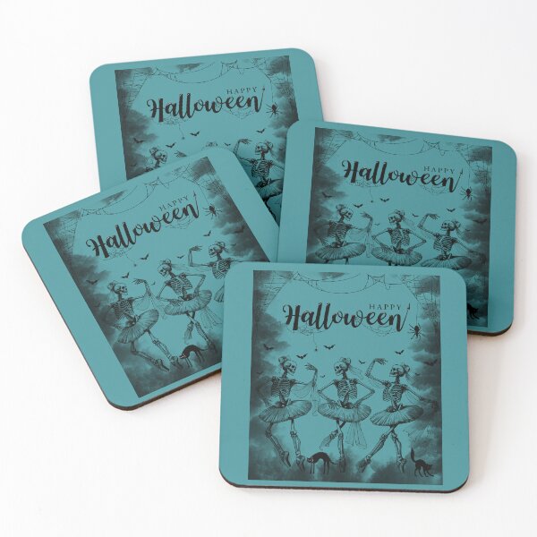 Item preview, Happy Halloween.Dancing skeletons. designed and sold by JAGA-ALIME.