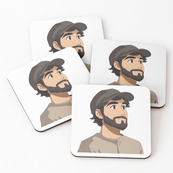 Item preview, Iranian man, portrait | Anime style designed and sold by ComicsFactory.