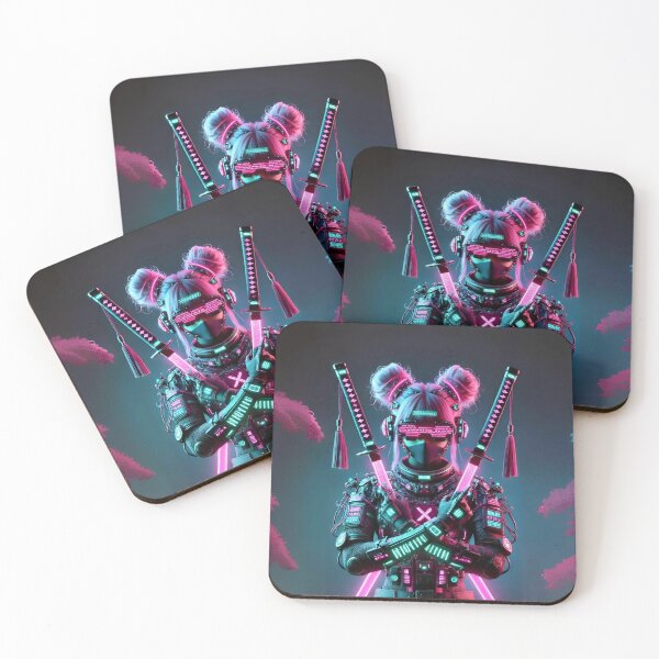 Item preview, Neon samurai designed and sold by Shamrocx.