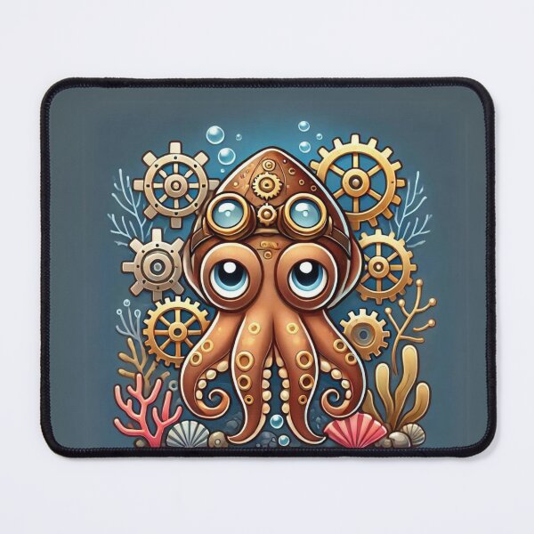 Item preview, Steampunk Cuttlefish designed and sold by Sillytoe.