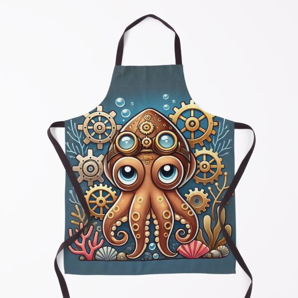 Item preview, Steampunk Cuttlefish designed and sold by Sillytoe.