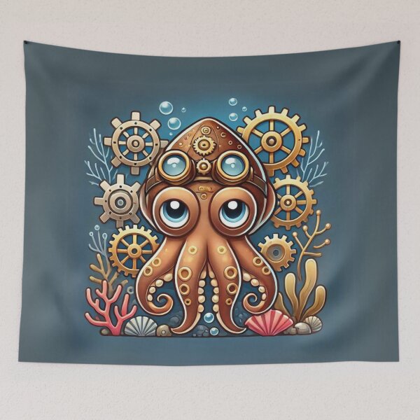 Item preview, Steampunk Cuttlefish designed and sold by Sillytoe.