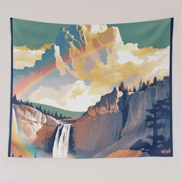Item preview, Yellowstone National Park designed and sold by WanderlustArtsy.