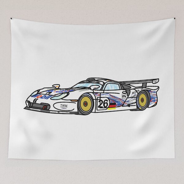 Item preview, GT1 9 9 6 legend! Race car art design! GT1 Racing art!  designed and sold by DRRCreations.