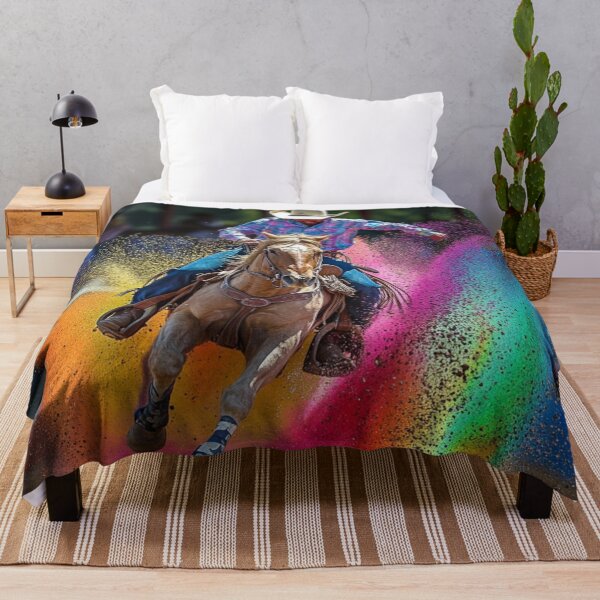 Item preview, Rodeo rider splashes of colour Active Outdoors Inspired Art designed and sold by CDC40.