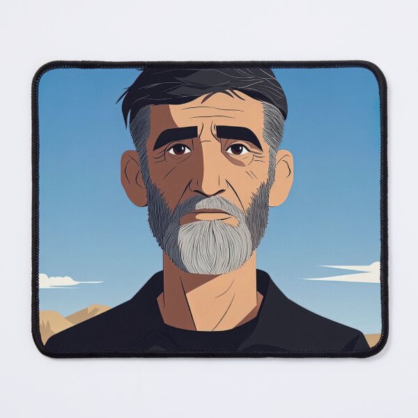Item preview, Iraqi man, portrait | Anime style designed and sold by ComicsFactory.