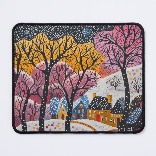 Item preview, Sturbridge in Winter with Polka Dot Sky designed and sold by Neika Shimm Designs.