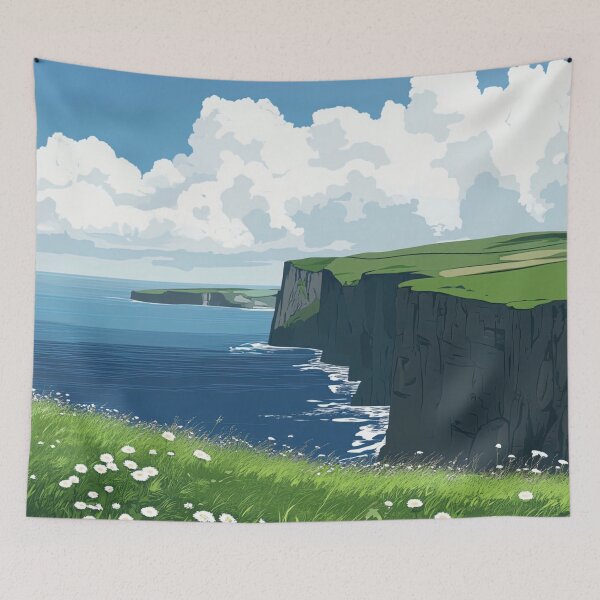 Item preview, Ireland landscape | Anime style designed and sold by ComicsFactory.