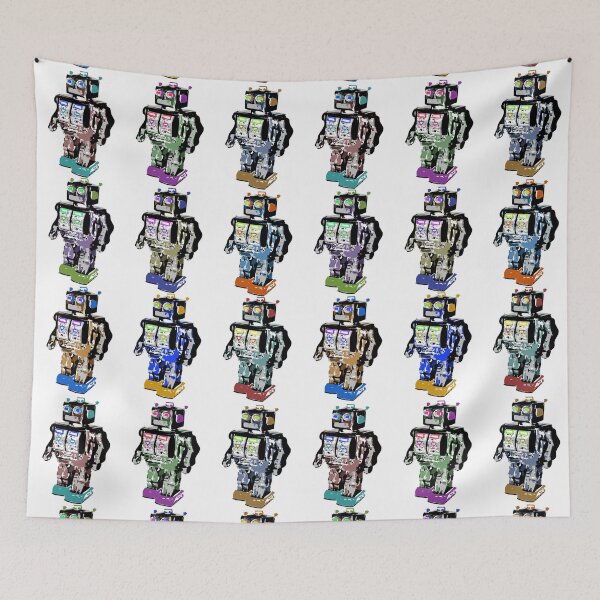 Item preview, 9 Retro Robots designed and sold by Ravvick.