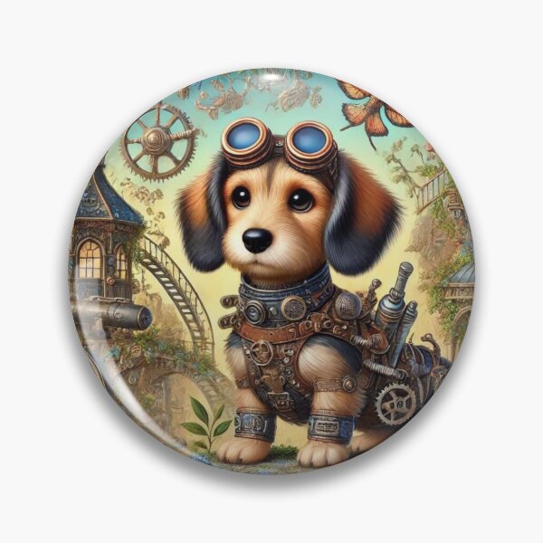 Item preview, Steampunk Dachshund Mix designed and sold by Sillytoe.