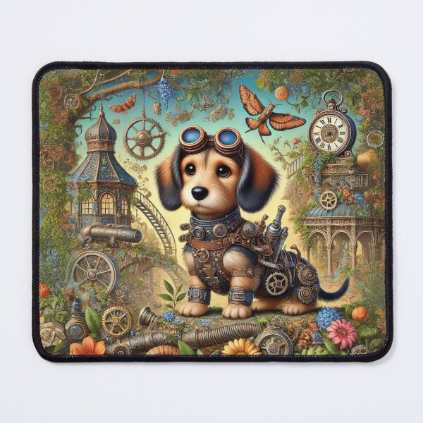 Item preview, Steampunk Dachshund Mix designed and sold by Sillytoe.