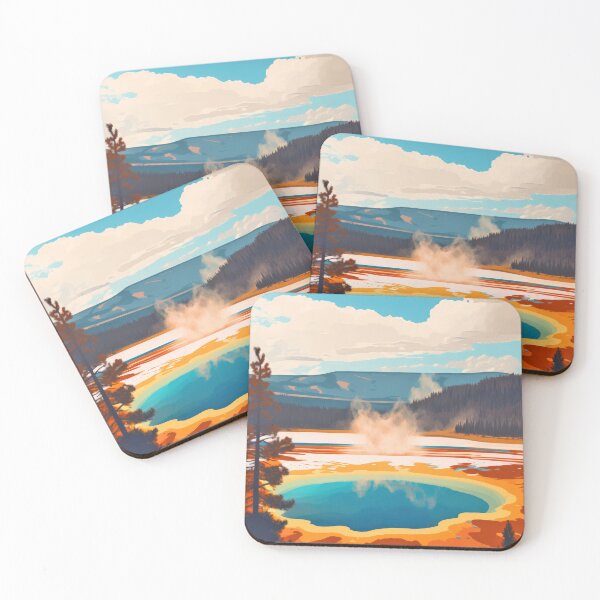 Item preview, Yellowstone National Park designed and sold by WanderlustArtsy.