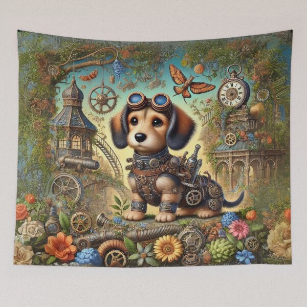 Item preview, Steampunk Dachshund Mix designed and sold by Sillytoe.