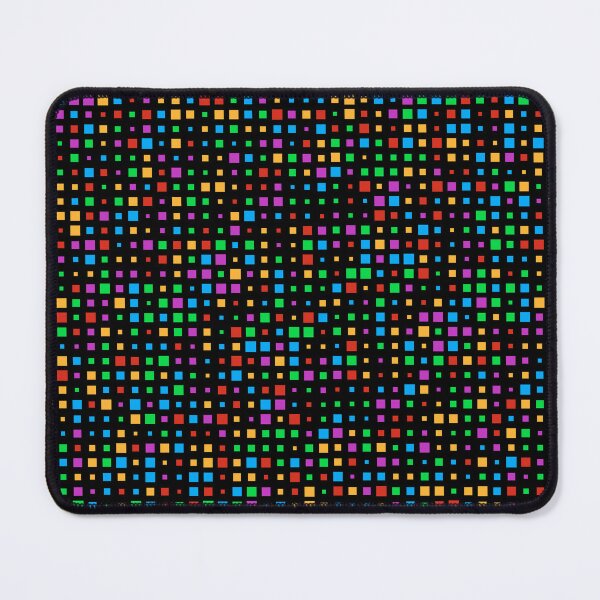 Item preview, Retro 80s Color Blocks, Disco Ball, Pixelated Seamless Pattern designed and sold by LaVacheDesign.