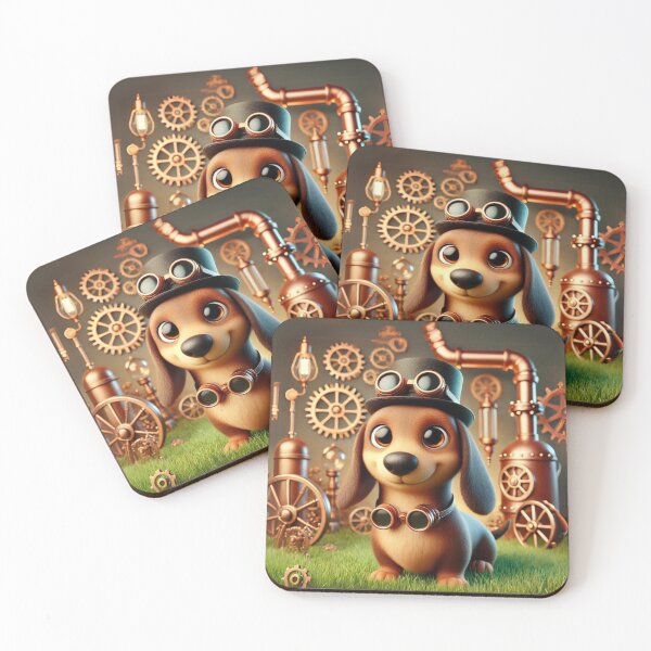 Item preview, Steampunk Dachshund designed and sold by Sillytoe.