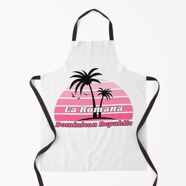 Item preview, Retro La Romana Beach Dominican Republic Palm Tree at Sunset Souvenirs designed and sold by karmdaf.