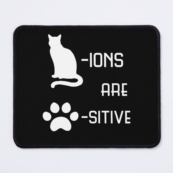 Item preview, Cations are pawsitive, chemistry joke, cat lovers designed and sold by FABulousStudio.