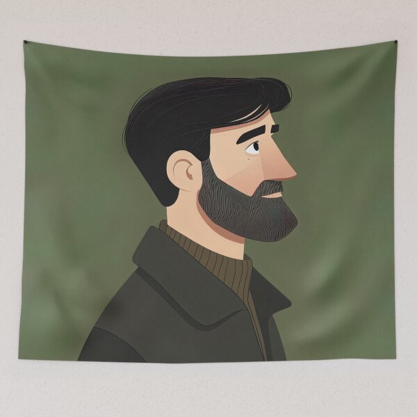 Item preview, Irish man, portrait | Anime style designed and sold by ComicsFactory.