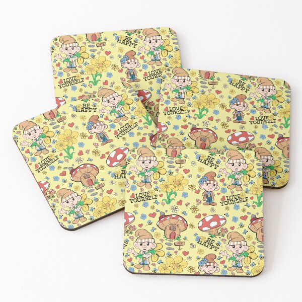 Item preview, Cute Gnome Seamless Pattern Yellow BG designed and sold by Jessica Erin.