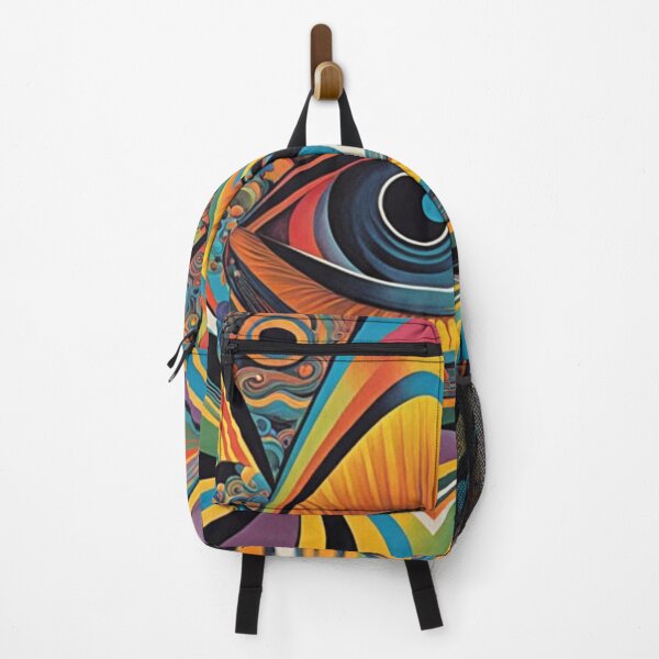 Item preview, 1960s Horror Vacui Psychedelic Artwork designed and sold by HLPsychDesigns.