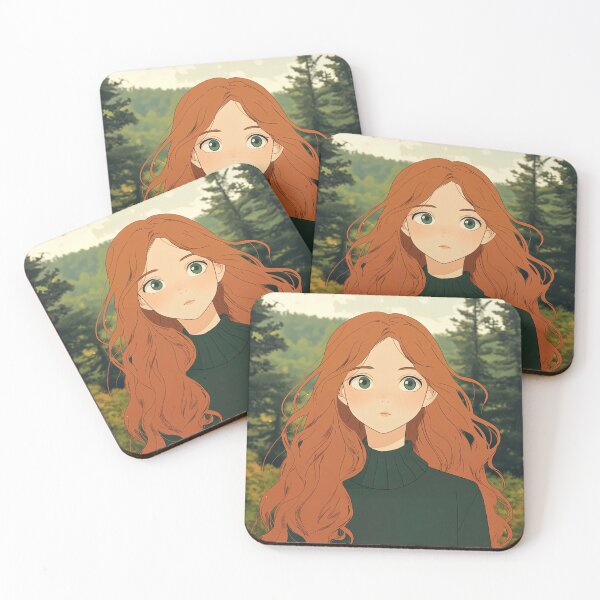 Item preview, Irish woman | Anime style designed and sold by ComicsFactory.