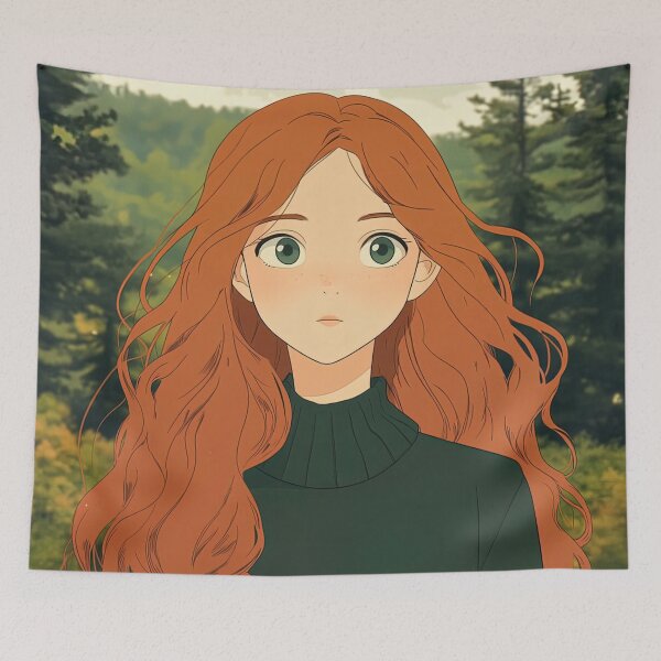 Item preview, Irish woman | Anime style designed and sold by ComicsFactory.