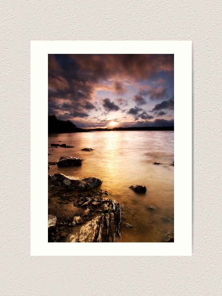 Alternate view of Colt Crag sunset Art Print