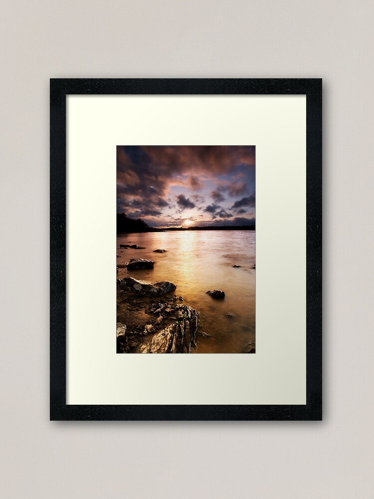 Alternate view of Colt Crag sunset Framed Art Print