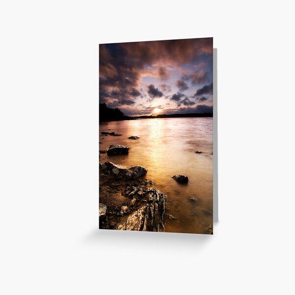 Colt Crag sunset Greeting Card