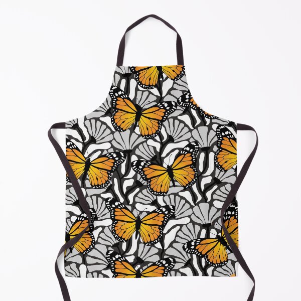 Item preview, Yellow monarch butterfly pattern design designed and sold by RecStore.