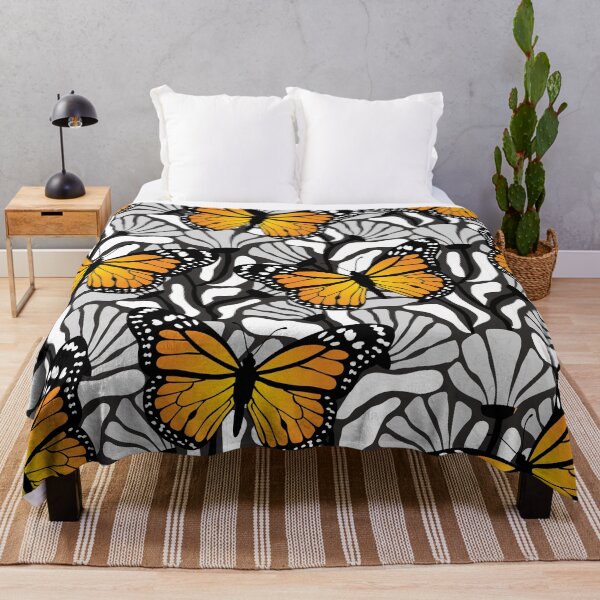 Item preview, Yellow monarch butterfly pattern design  designed and sold by RecStore.
