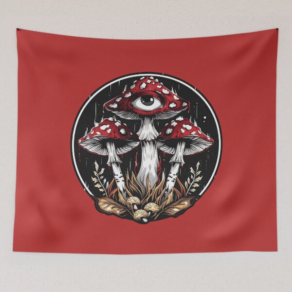 Item preview, Trippy Magic Mushrooms designed and sold by dharanna.