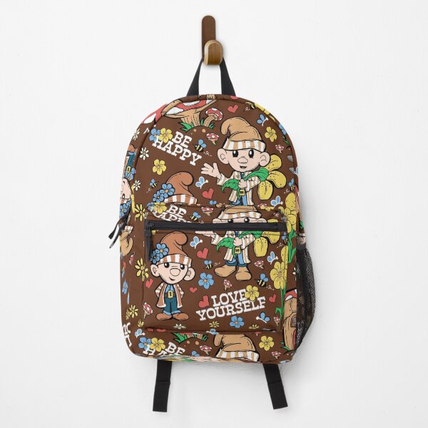 Item preview, Cute Gnome Seamless Pattern Brown BG designed and sold by Jessica Erin.