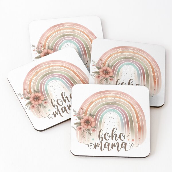Item preview, Boho Mama Rainbow and flowers designed and sold by SakuraLemonDS.