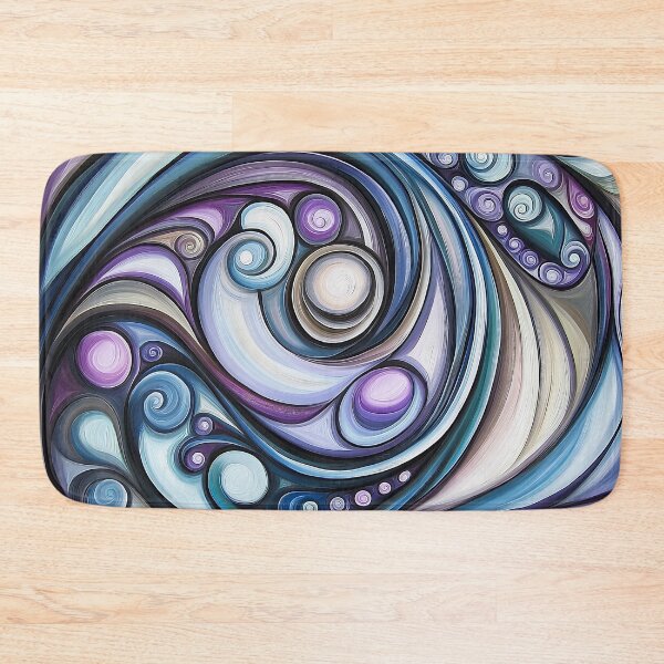 Item preview, abstract painting features a mesmerizing interplay of swirling lines designed and sold by HEMRO.
