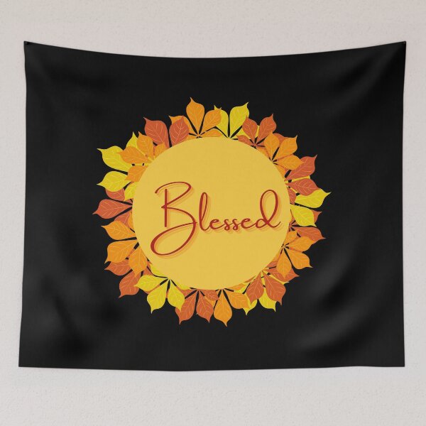 Item preview, Blessed. Minimalist Typography Design for Thanksgiving designed and sold by FreeSoulLab.