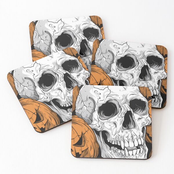 Item preview, Halloween Skullz & Pumpkins - Degenerika I designed and sold by DegenerikaS.