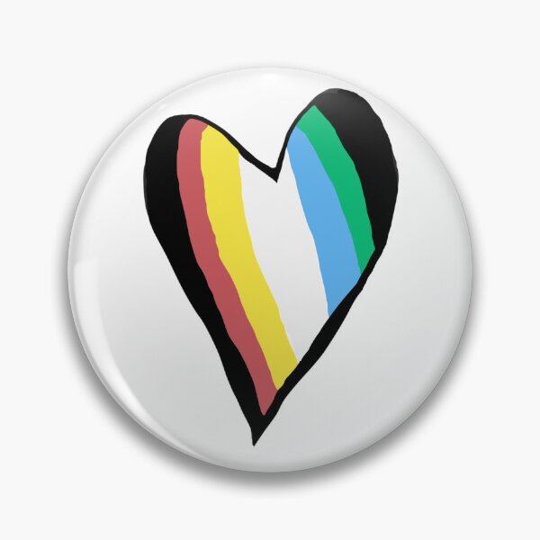 Item preview, Disability Pride Flag Heart designed and sold by TMaedraws.