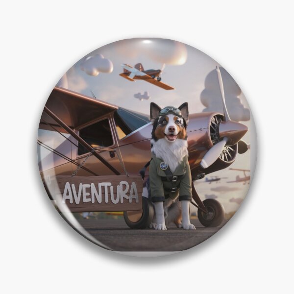 Item preview, A 3d render of an australian shepherd dressed designed and sold by chessnegocios.