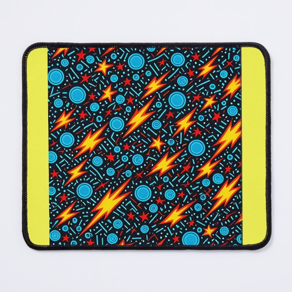 Item preview, Electroclash flash 80s 90s alternative, electropop retro print for gift lightening bolt fun doodle designed and sold by cheekylorns.