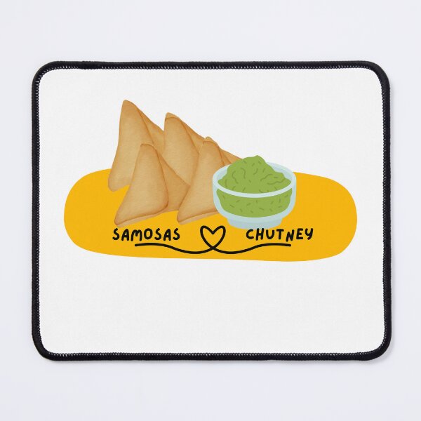 Item preview, Samosas and chutney <3 designed and sold by myblueparakeet.