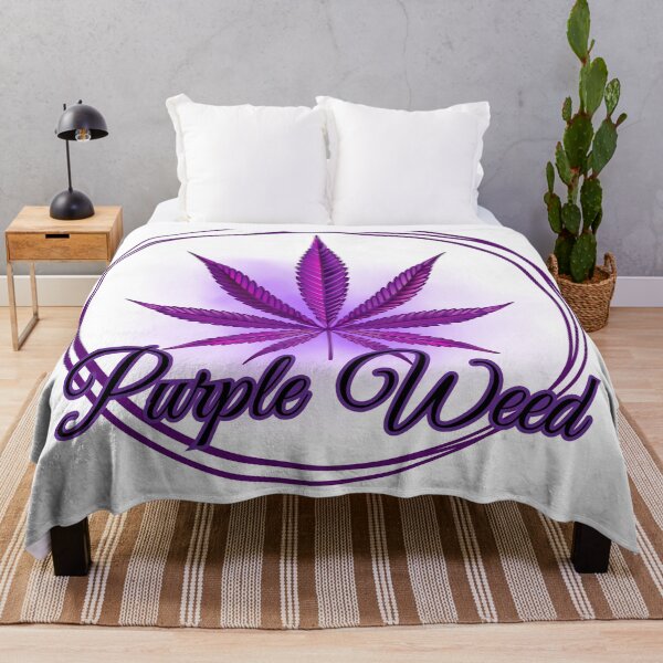 Item preview, Bold and Vibrant Purple Weed Leaf Design designed and sold by NosionDesigns.
