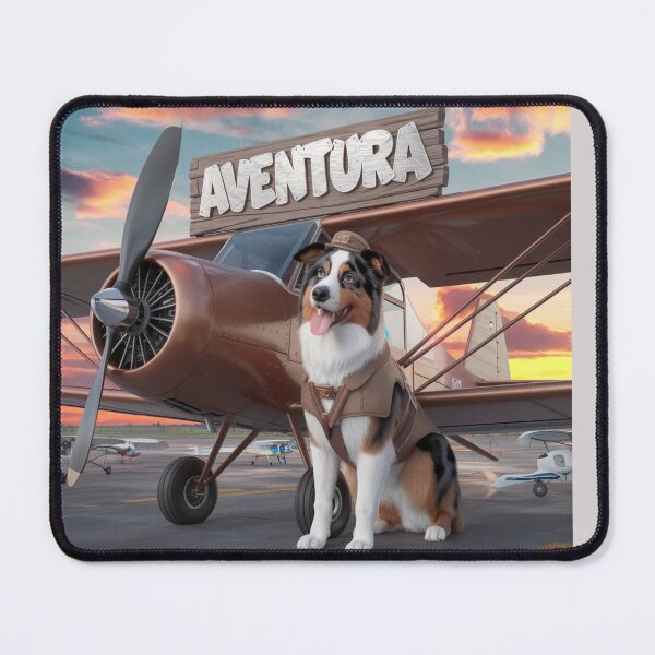 Item preview, A 3d render of an australian shepherd dressed designed and sold by chessnegocios.