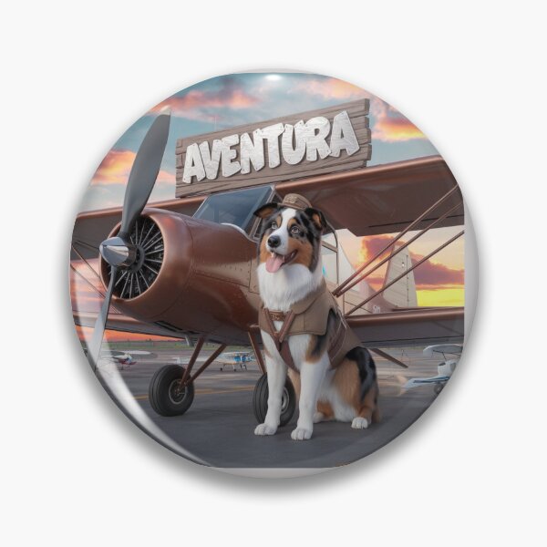 Item preview, A 3d render of an australian shepherd dressed designed and sold by chessnegocios.