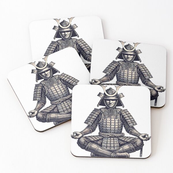 Item preview, Samurai meditates designed and sold by humroid.